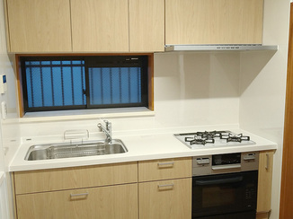 キッチンリフォーム 明るく快適な空間に生まれ変わったキッチン＆バスルーム